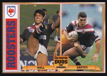 1994 Dynamic Rugby League Series 1 - Dynamic Duos #DD6 Brendan Hall / Nigel Gaffey Front